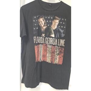 Jen8941 Florida Georgia Line Vintage Music T-Shirt, Size Large.